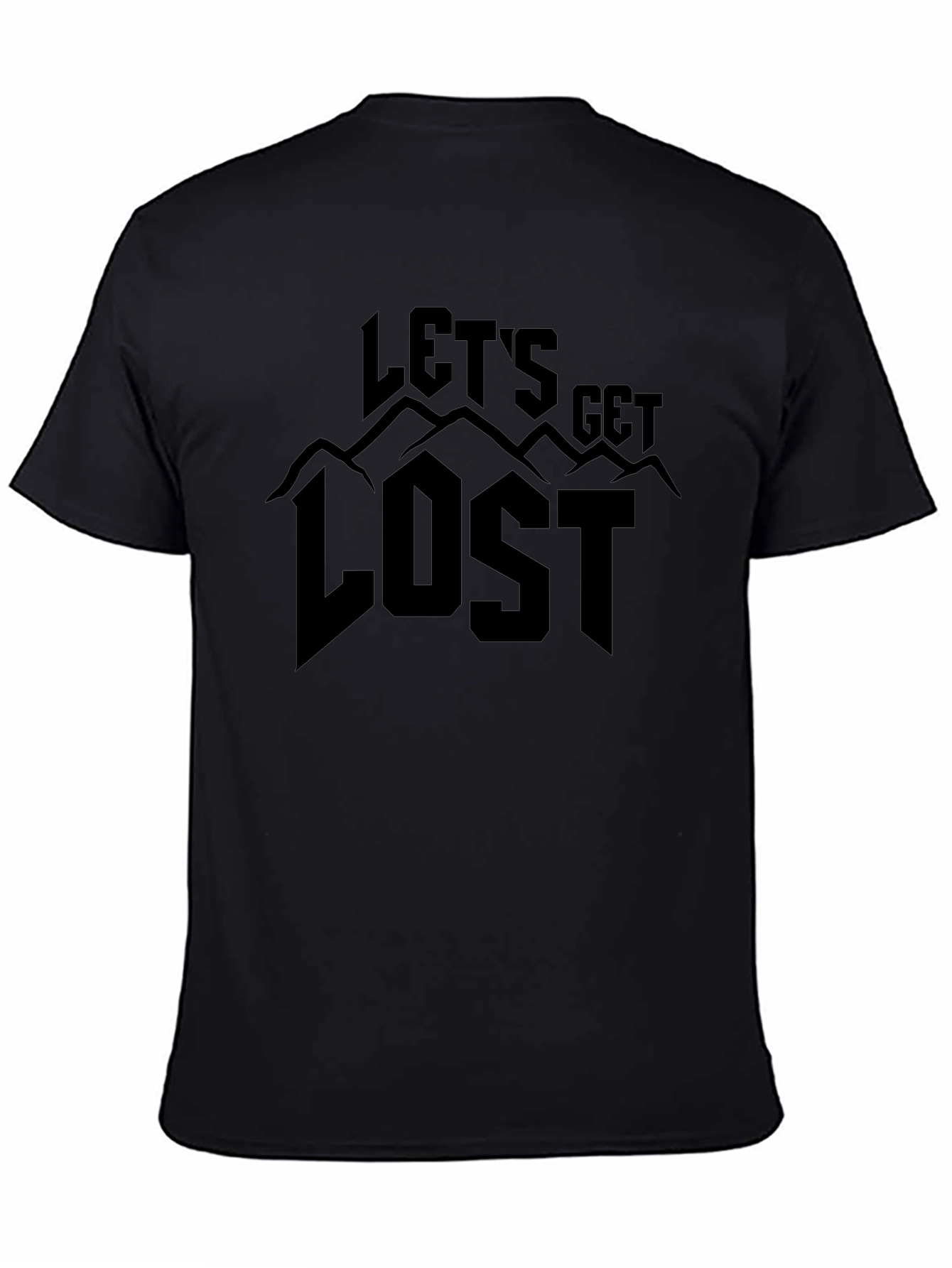 Lets Get Lost Graphic T-Shirt - Adventure Awaits!