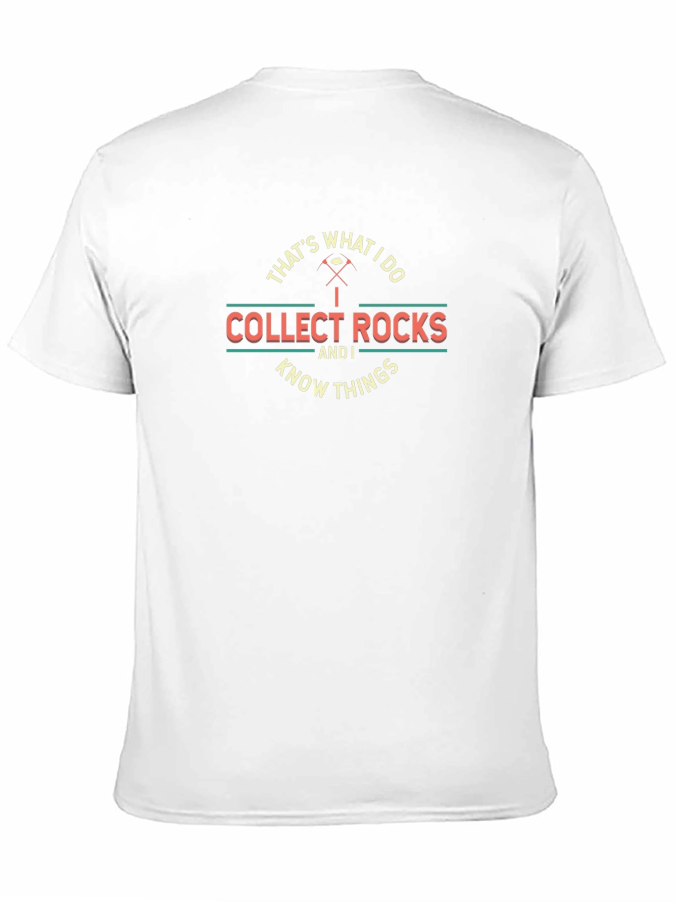Collect Rocks & Know Things Graphic Tee - Black