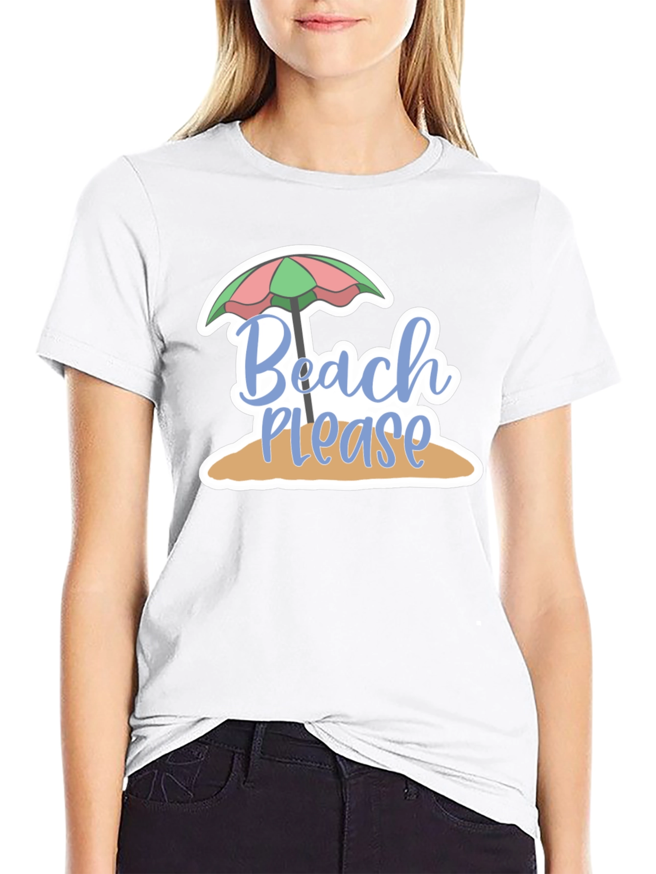 Beach Please Graphic Tee