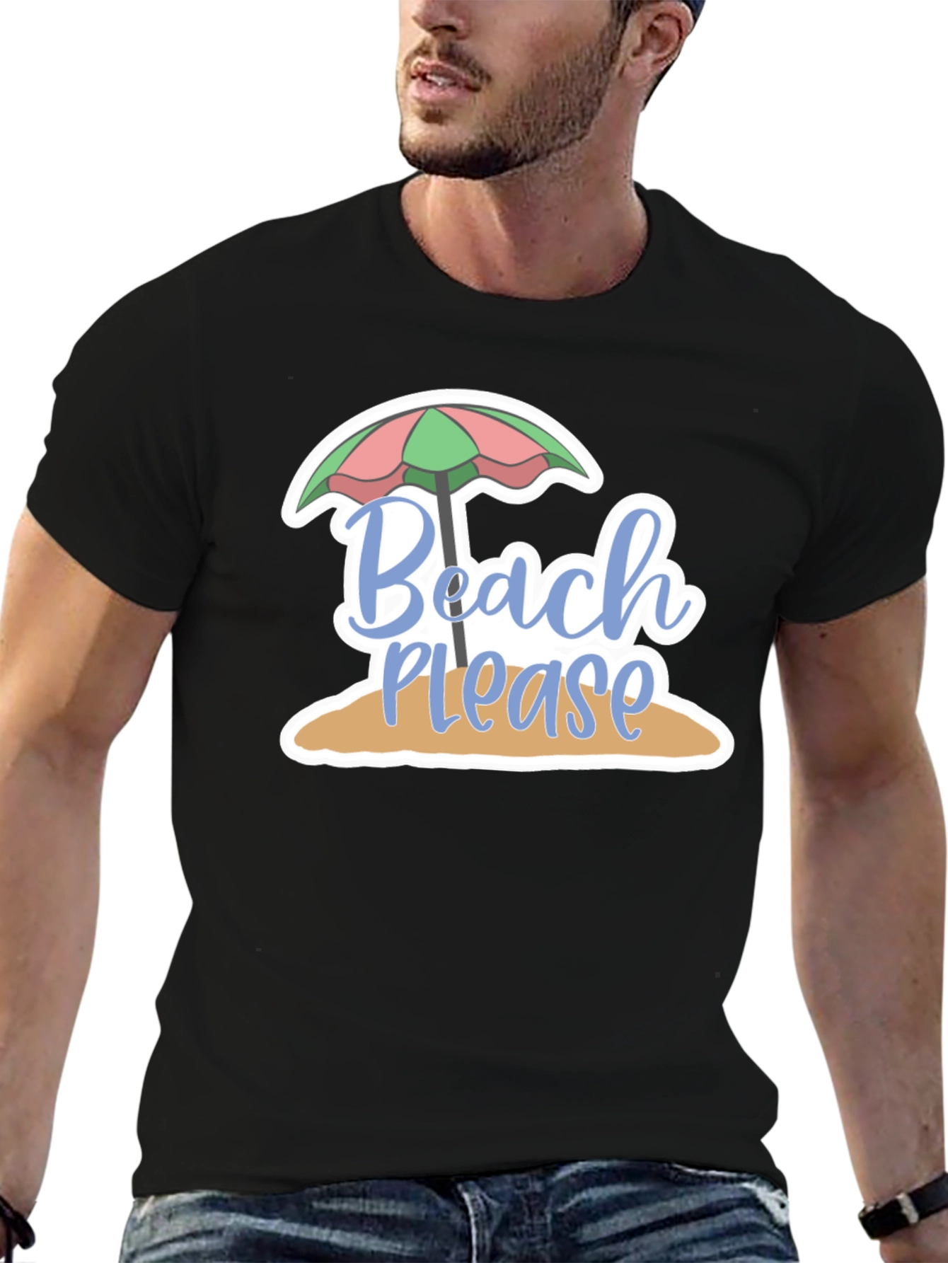 Beach Please Graphic Tee