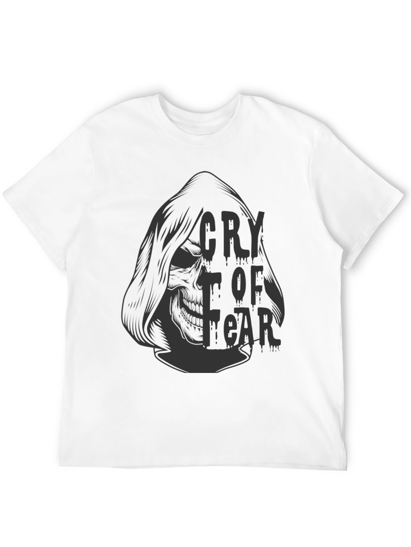 Cry of Fear Skull Graphic Tee - Black