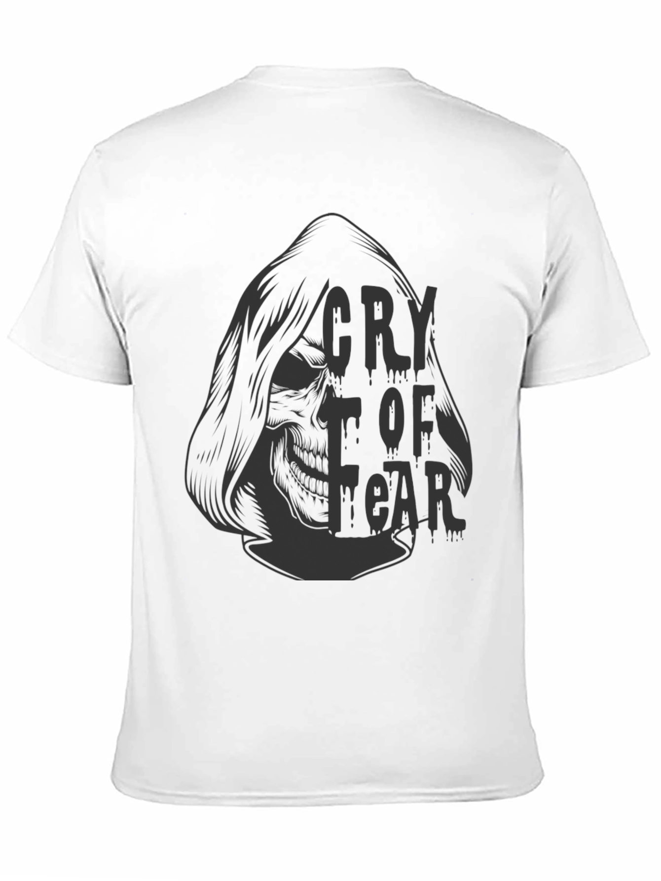 Cry of Fear Skull Graphic Tee - Black