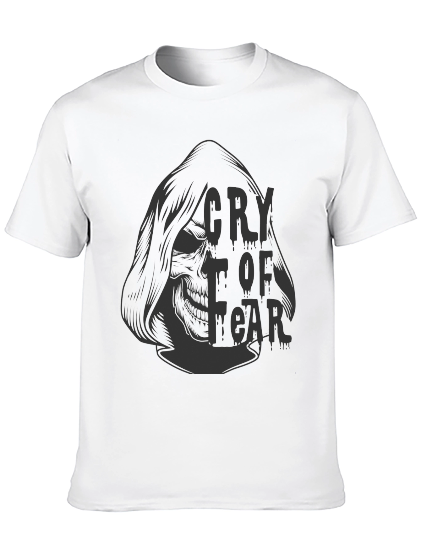 Cry of Fear Skull Graphic Tee - Black
