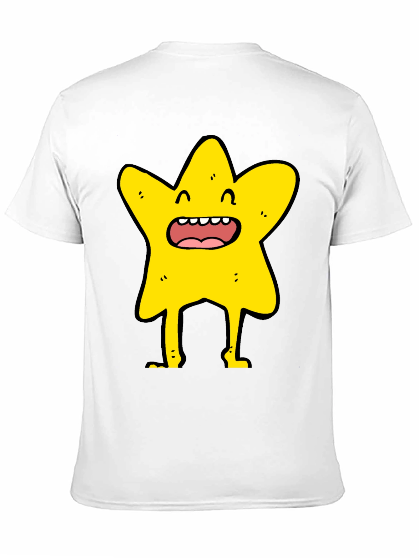 Star Character Black T-Shirt