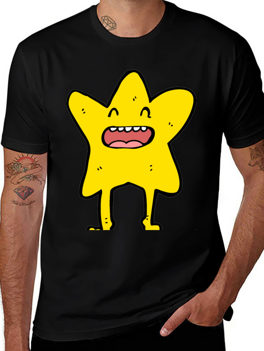 Star Character Black T-Shirt