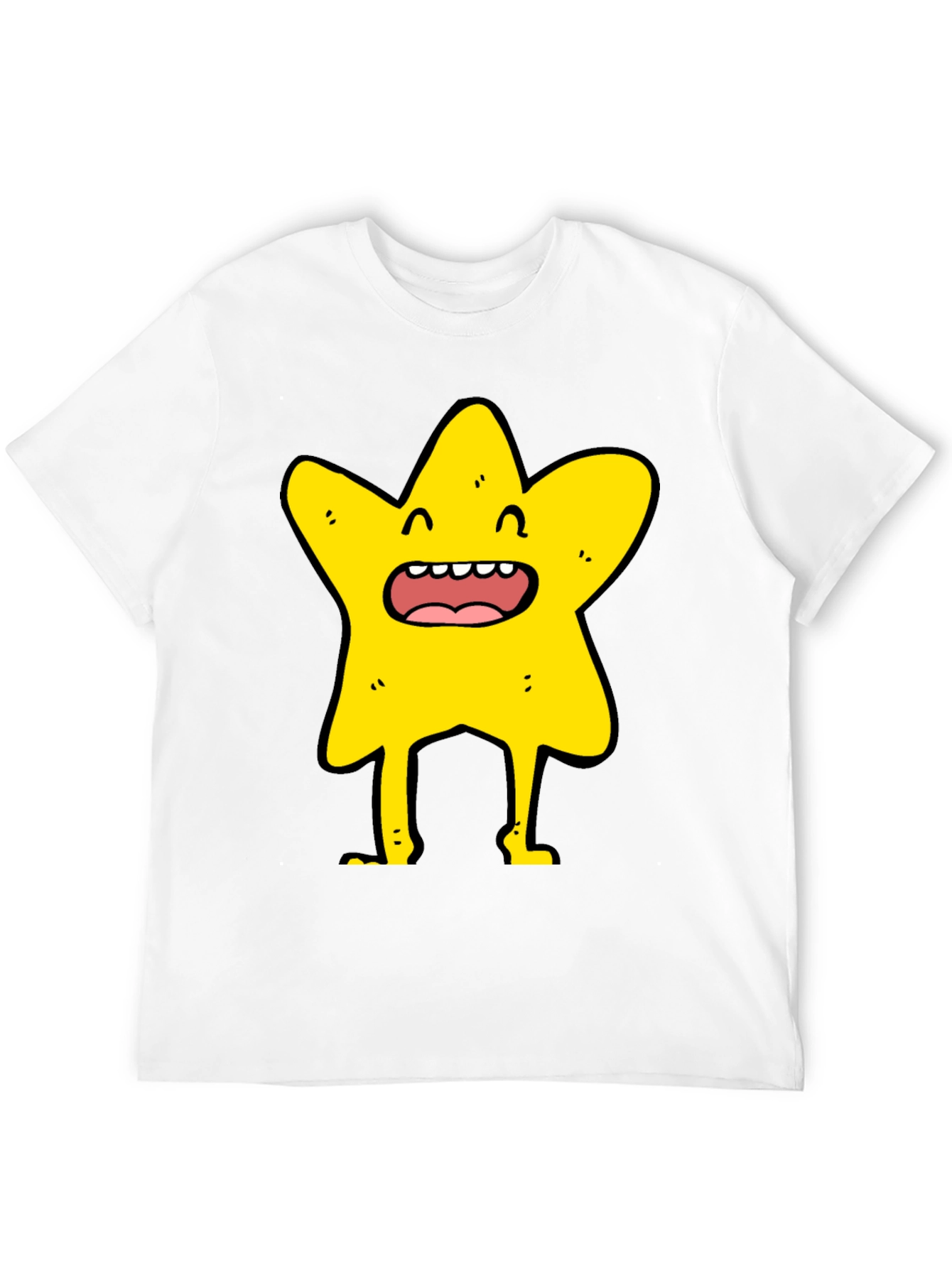 Star Character Black T-Shirt