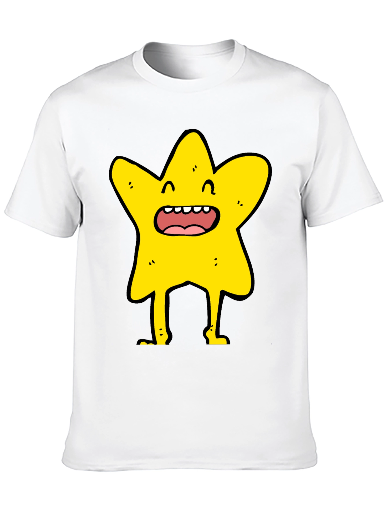 Star Character Black T-Shirt