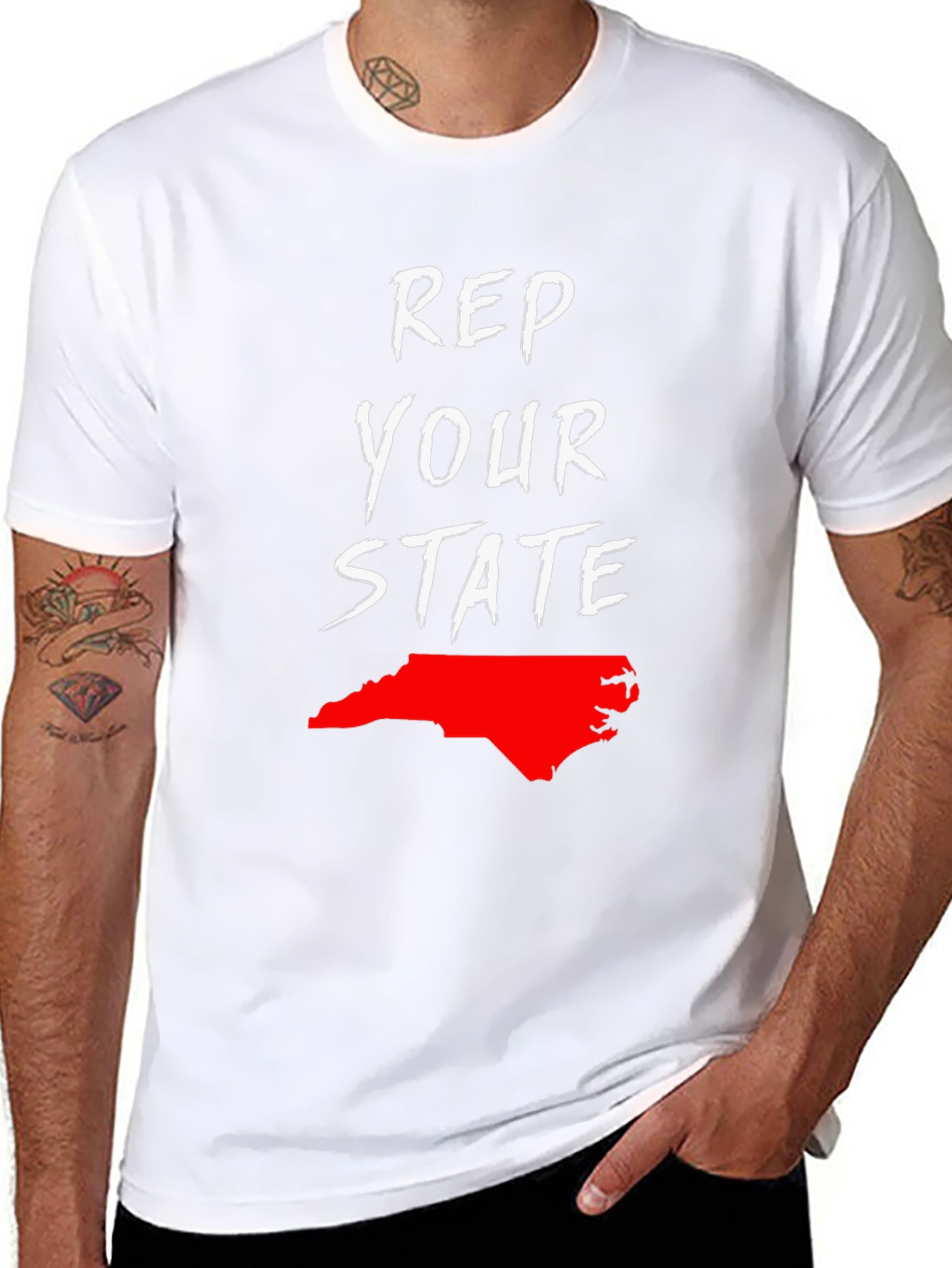 Rep Your State T-Shirt - North Carolina Pride