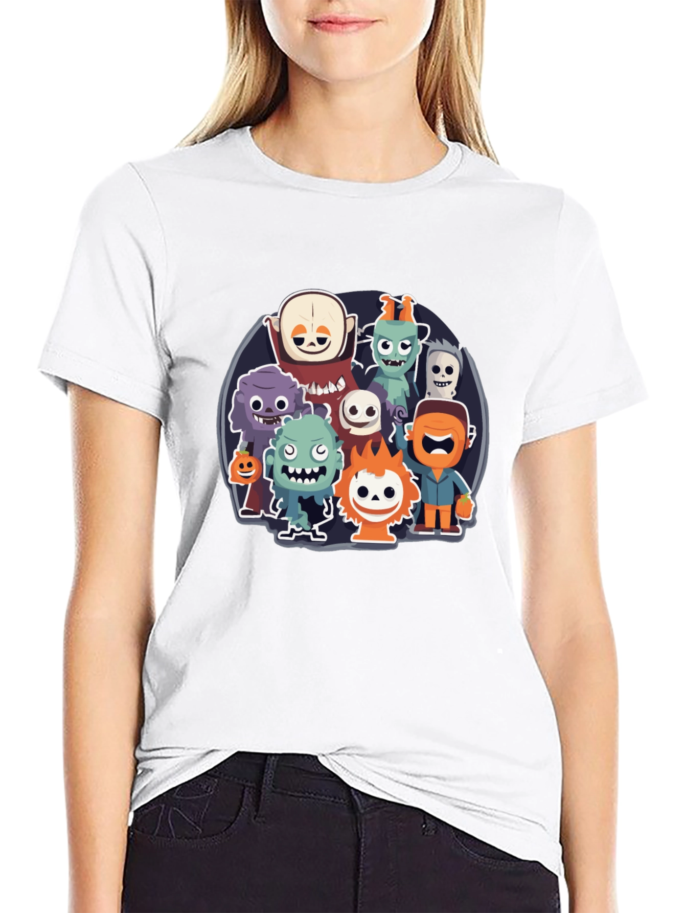 Spooky Friends Graphic T-Shirt