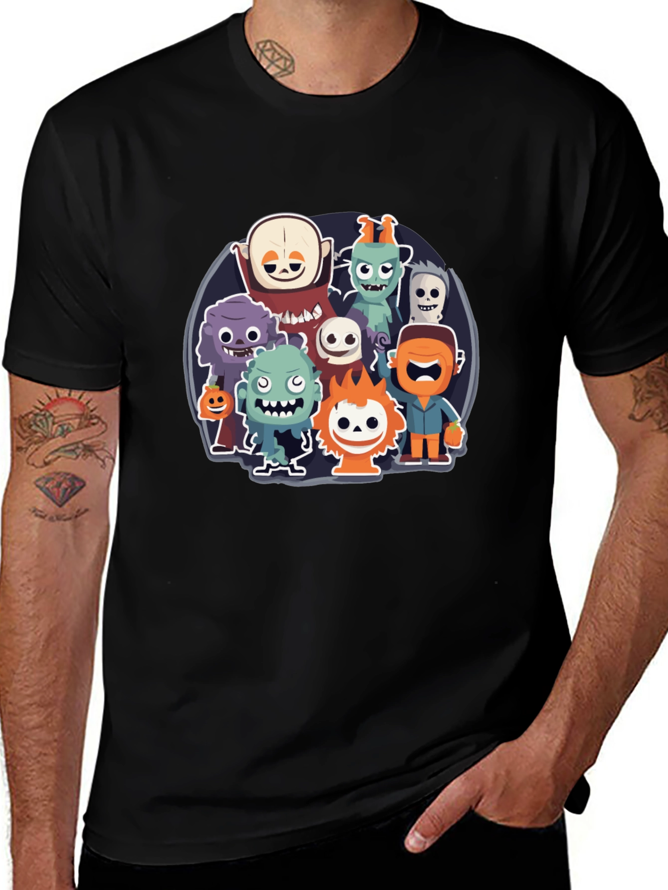 Spooky Friends Graphic T-Shirt