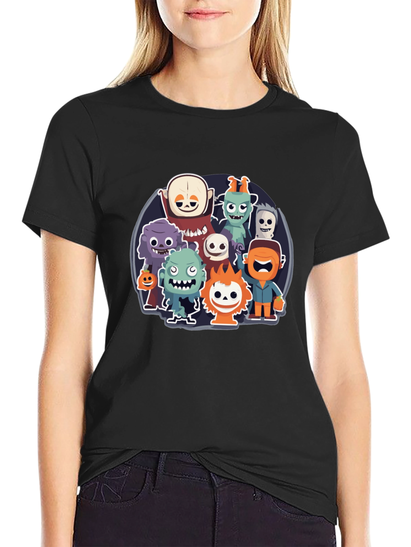 Spooky Friends Graphic T-Shirt