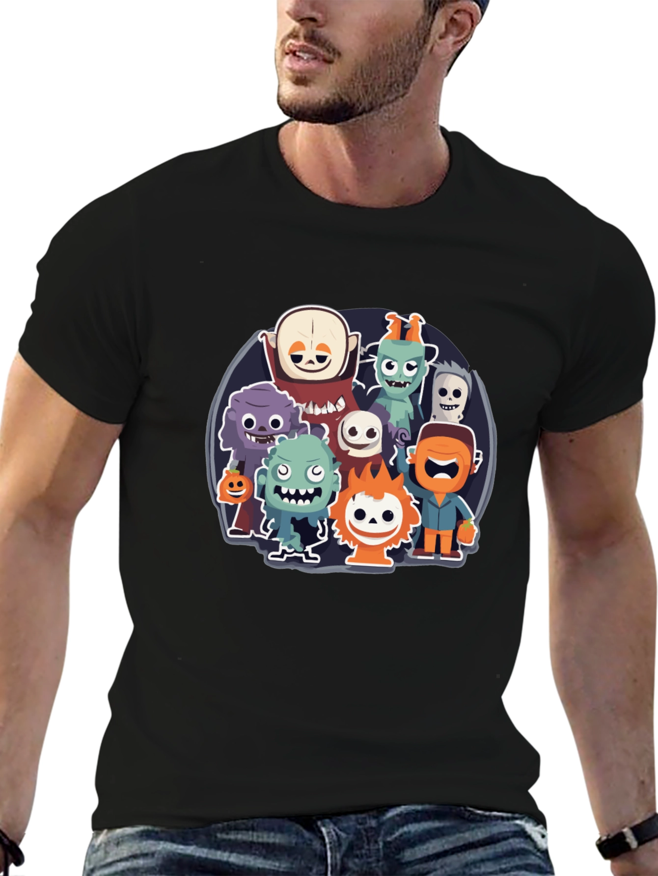 Spooky Friends Graphic T-Shirt