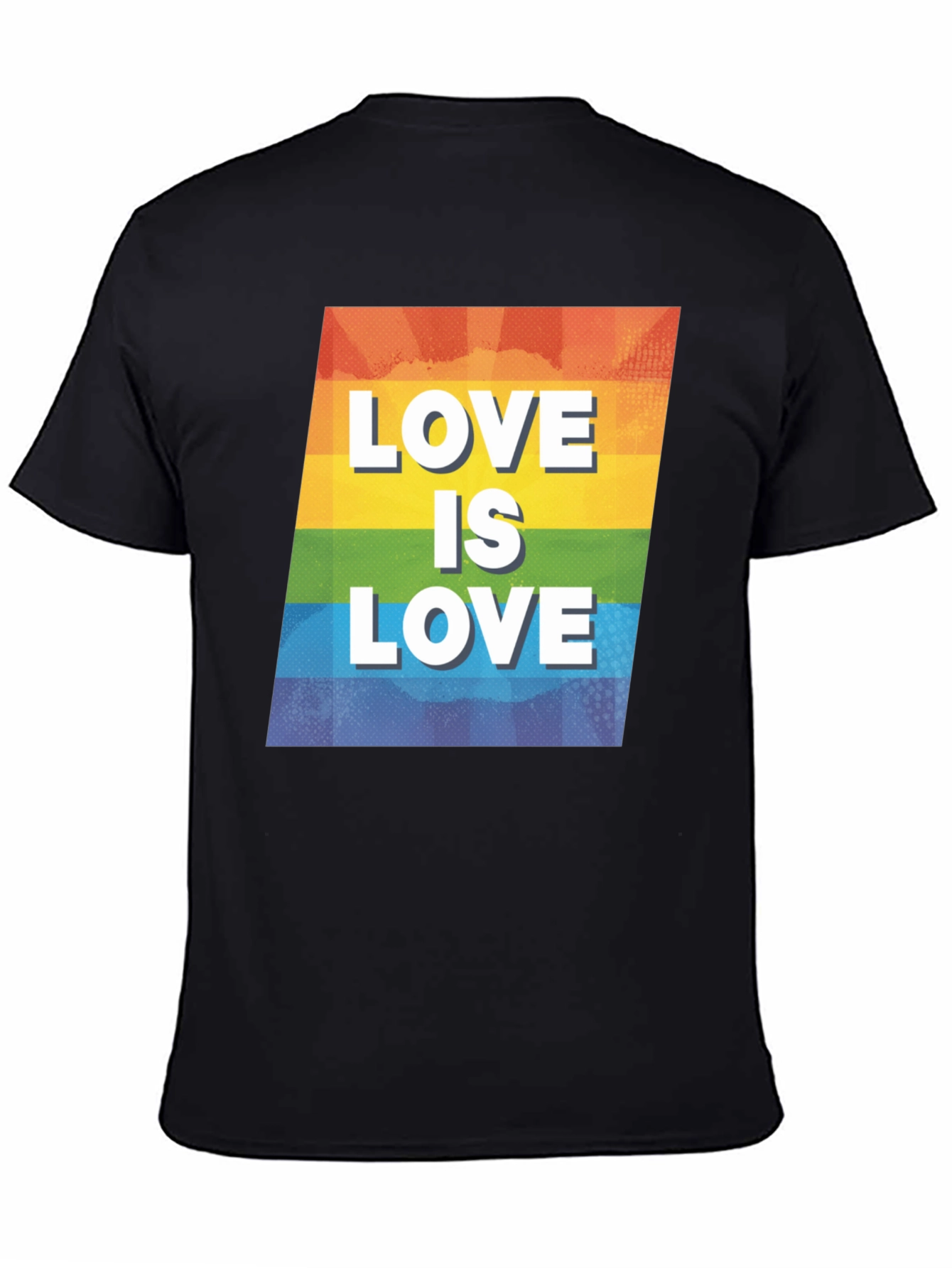 Love is Love Graphic T-Shirt - Pride LGBTQ+ Rainbow