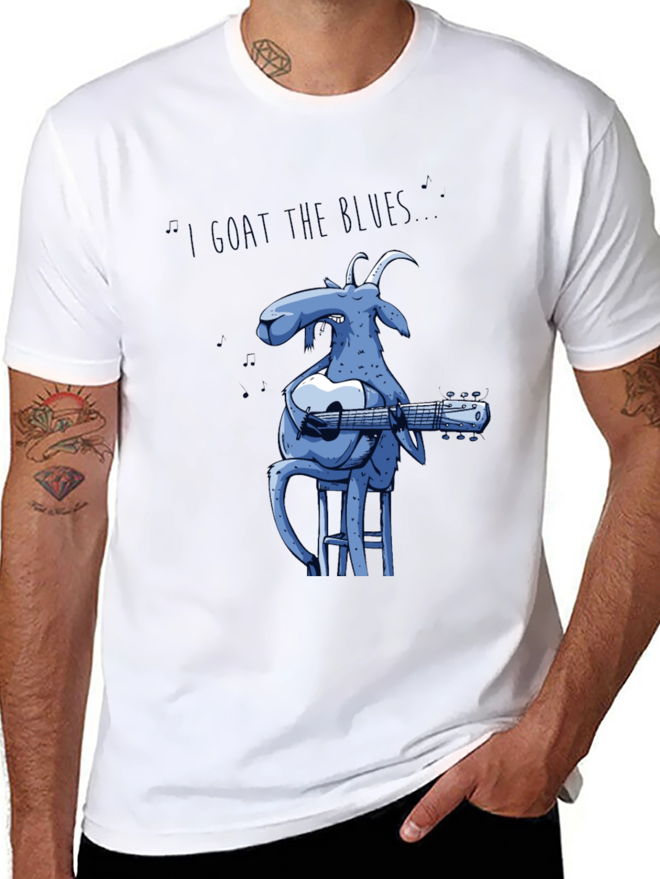 I Goat the Blues T-Shirt - Funny Musician Tee