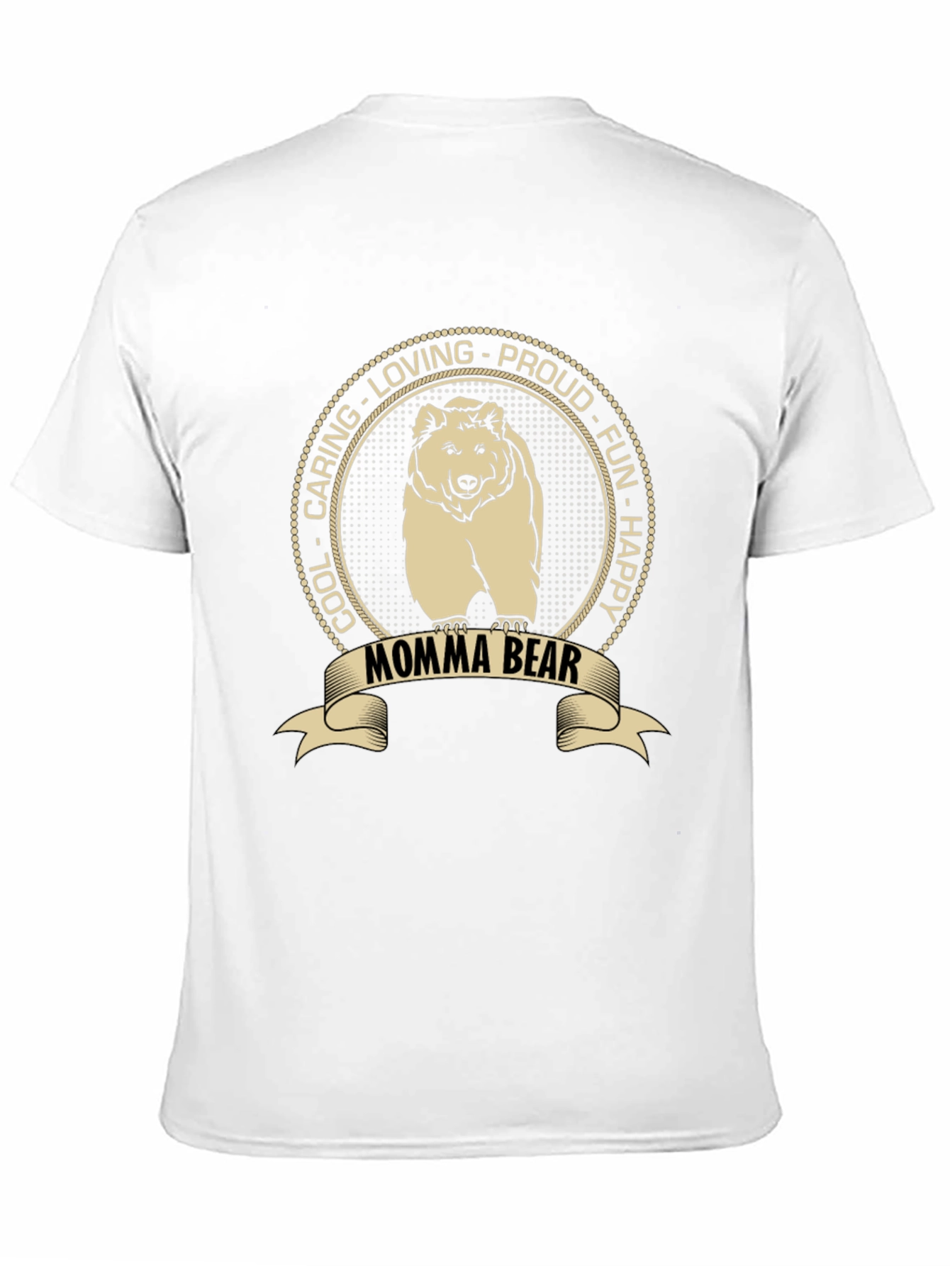 Momma Bear Graphic T-Shirt - Cool Caring Loving Proud