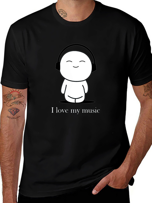 I Love My Music Graphic Tee