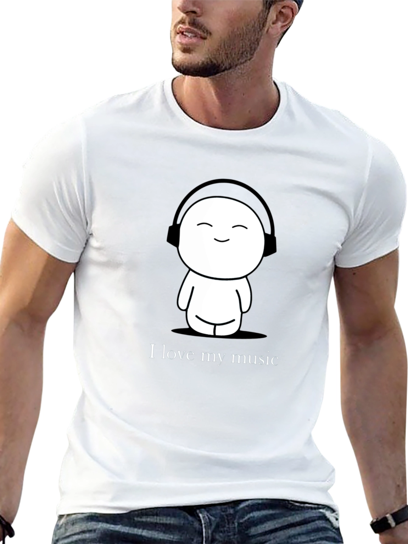 I Love My Music Graphic Tee