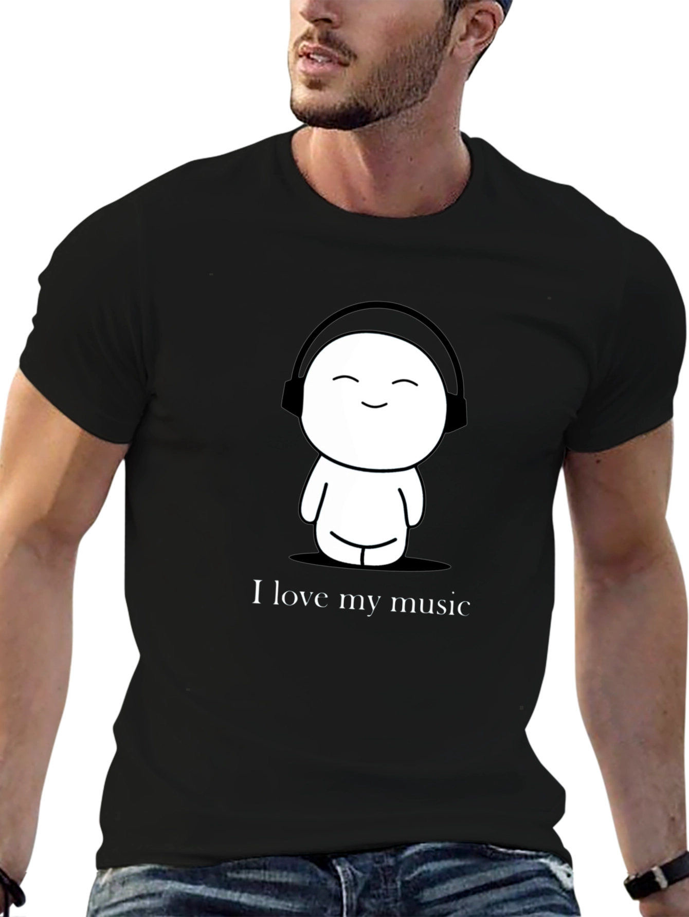 I Love My Music Graphic Tee