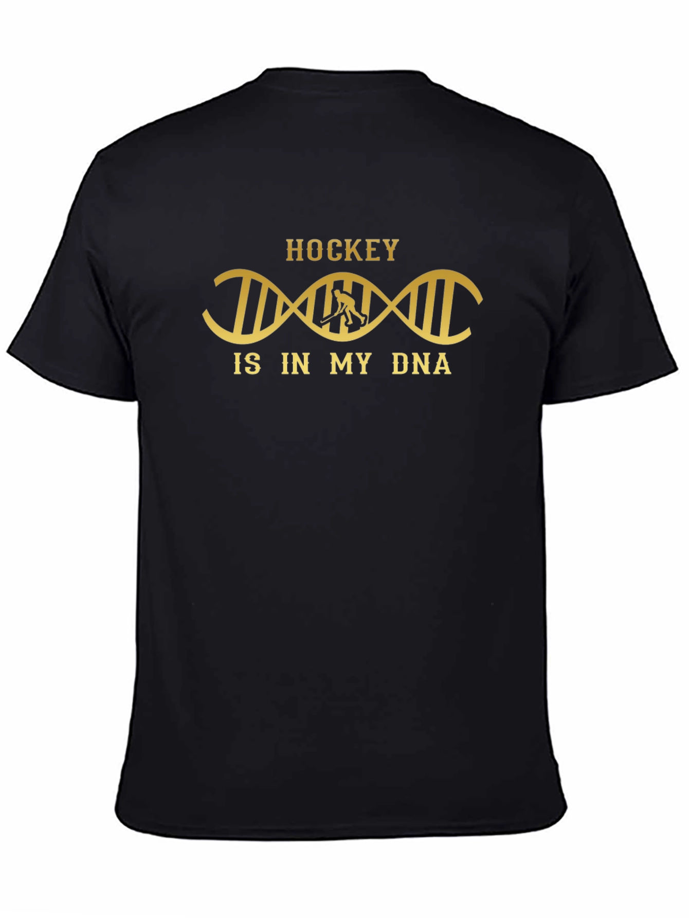 Hockey DNA T-Shirt - Black Graphic Tee