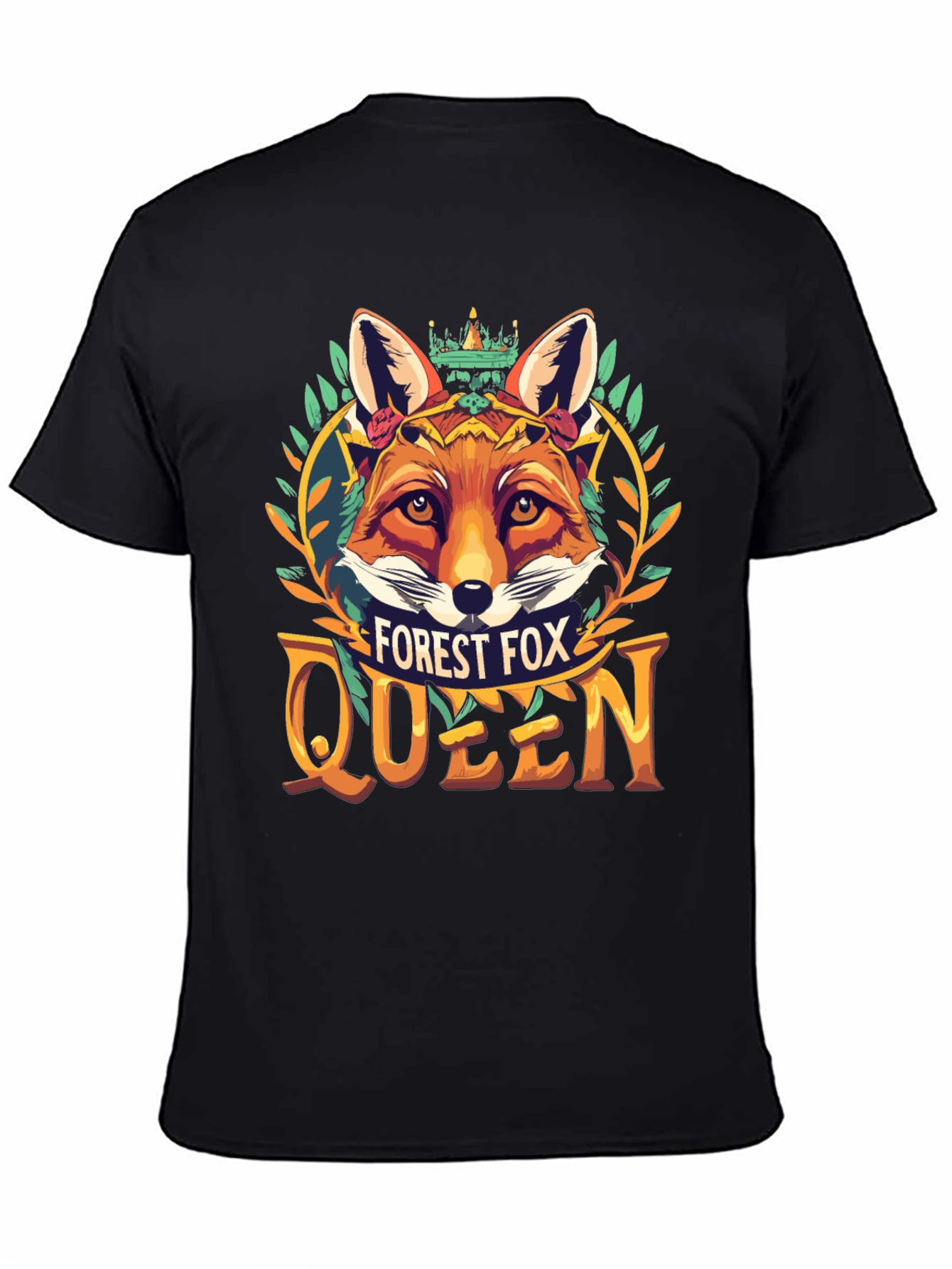 Forest Fox Queen Graphic Tee