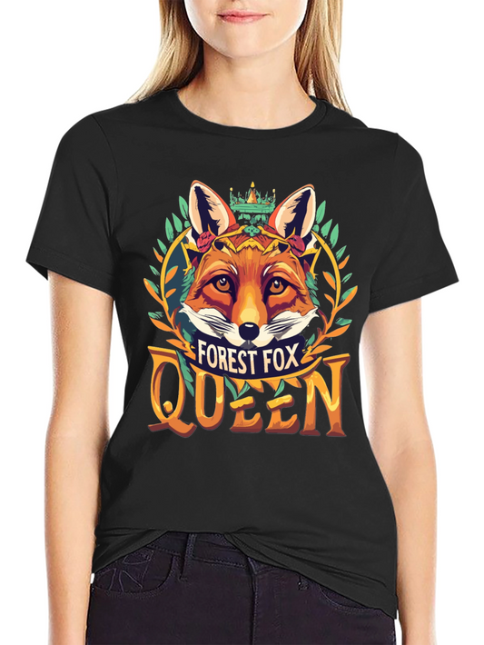 Forest Fox Queen Graphic Tee
