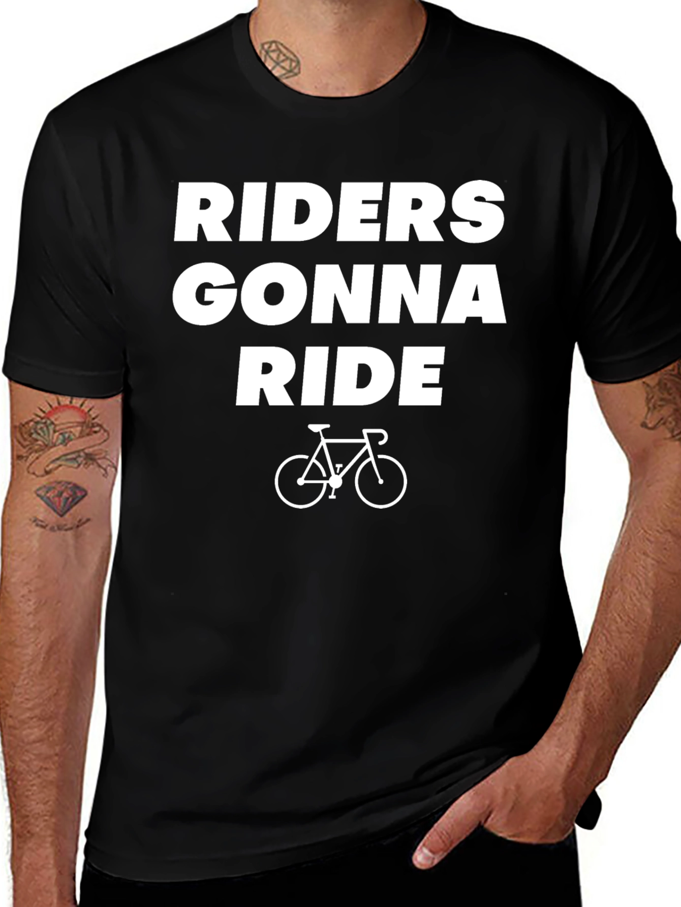 Riders Gonna Ride T-Shirt - Cycling Enthusiast Tee