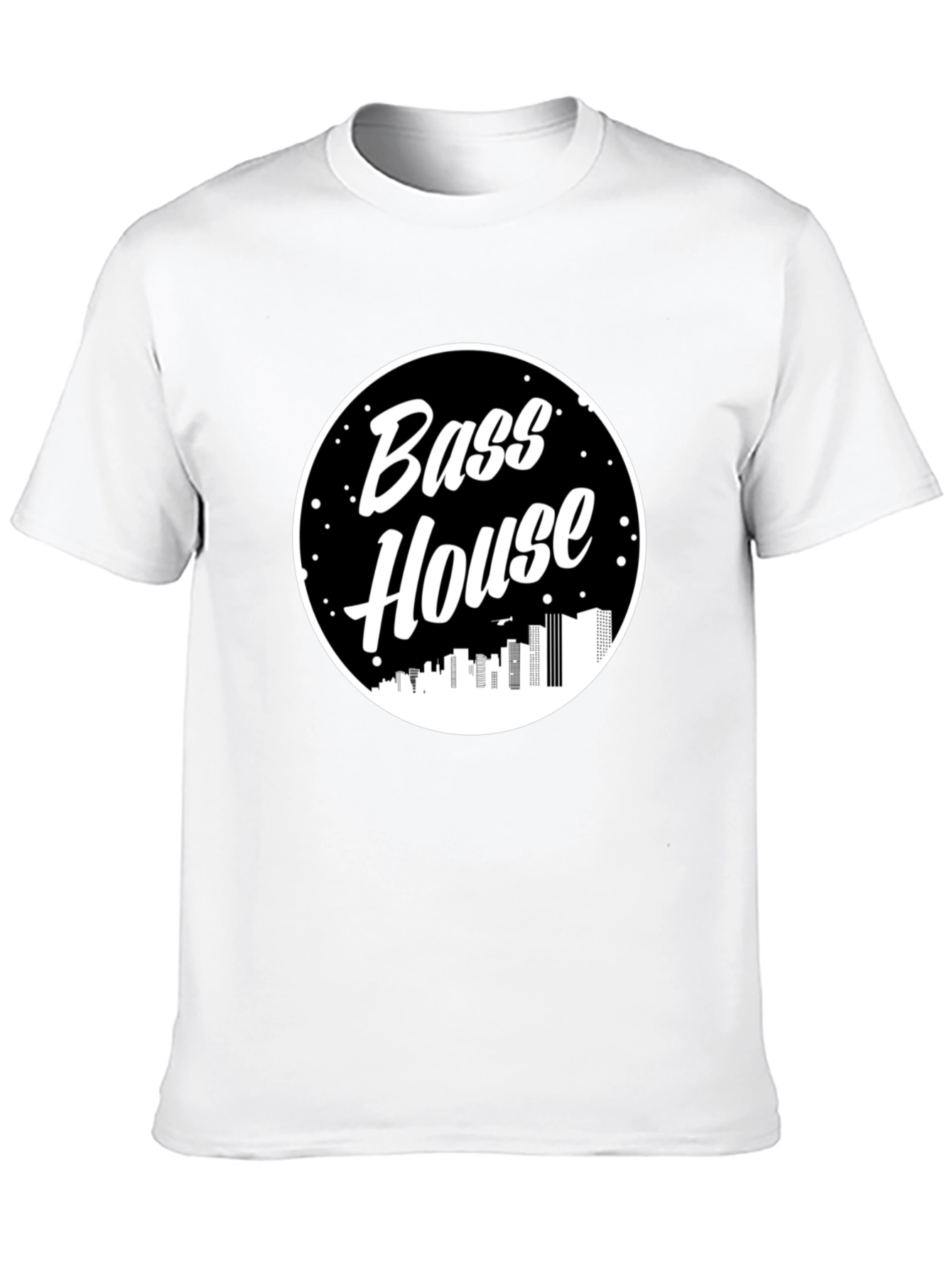 Bass House Black T-Shirt - EDM Music Rave Apparel