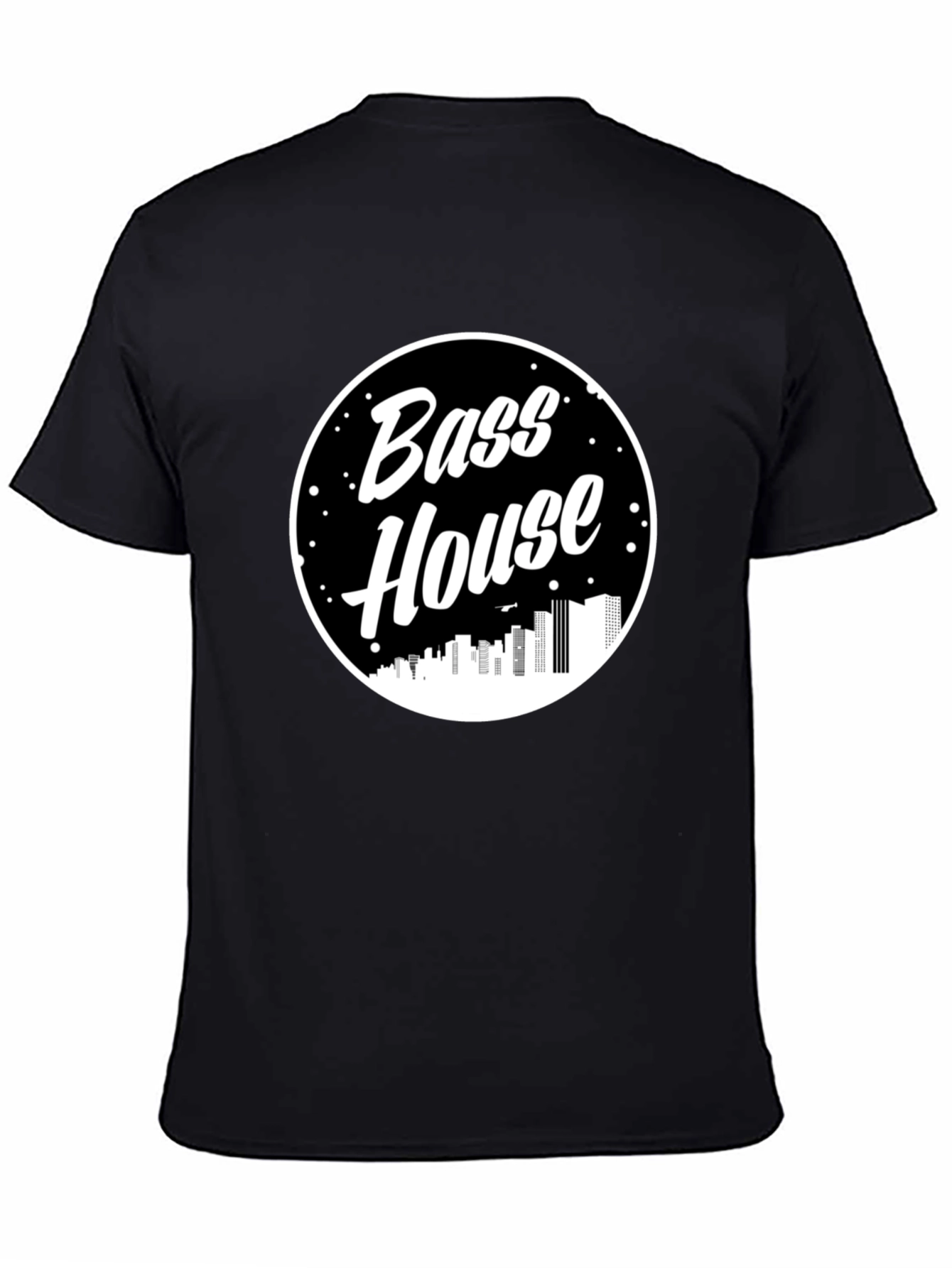 Bass House Black T-Shirt - EDM Music Rave Apparel