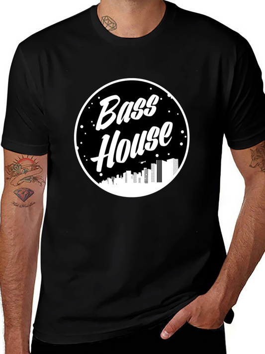 Bass House Black T-Shirt - EDM Music Rave Apparel