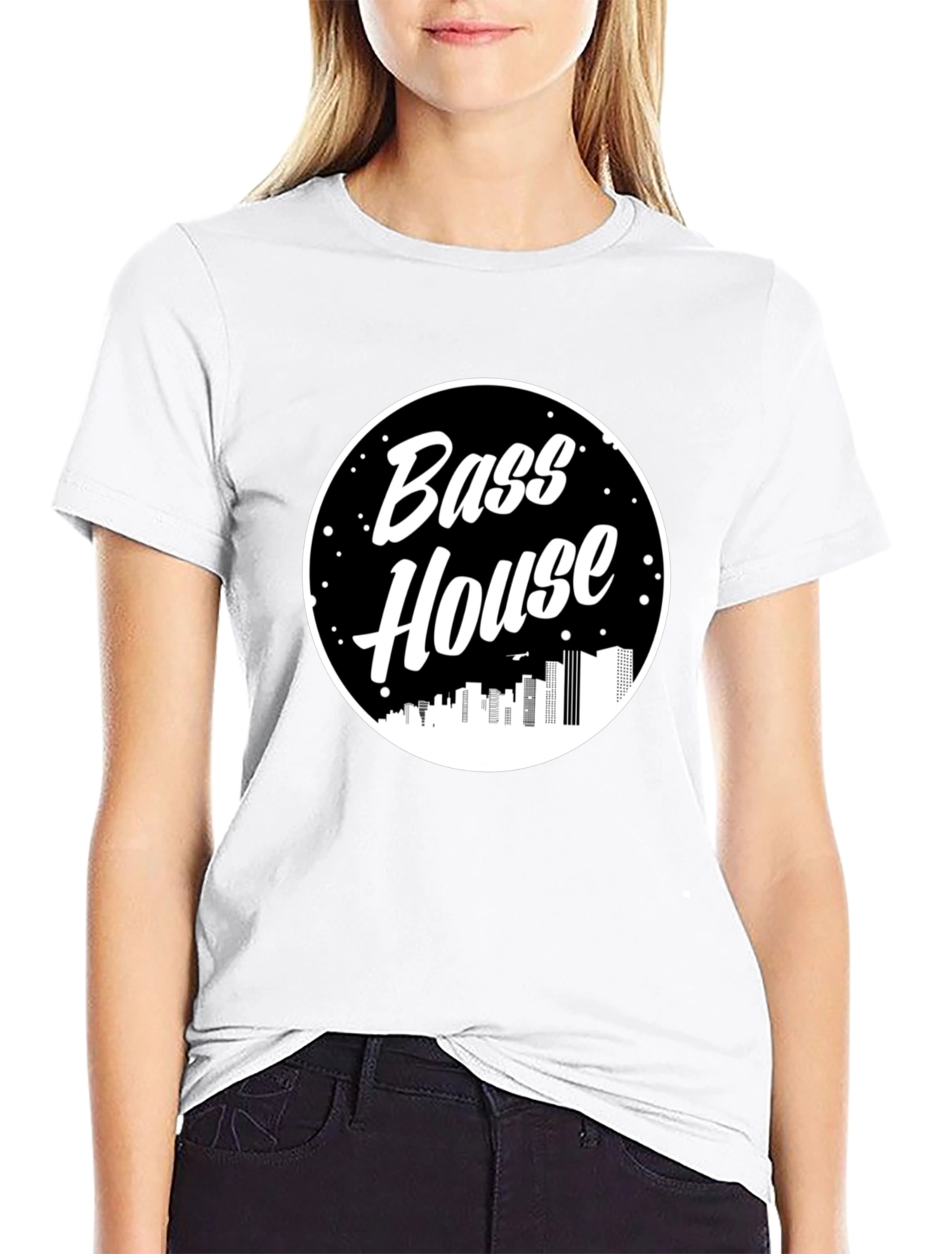 Bass House Black T-Shirt - EDM Music Rave Apparel