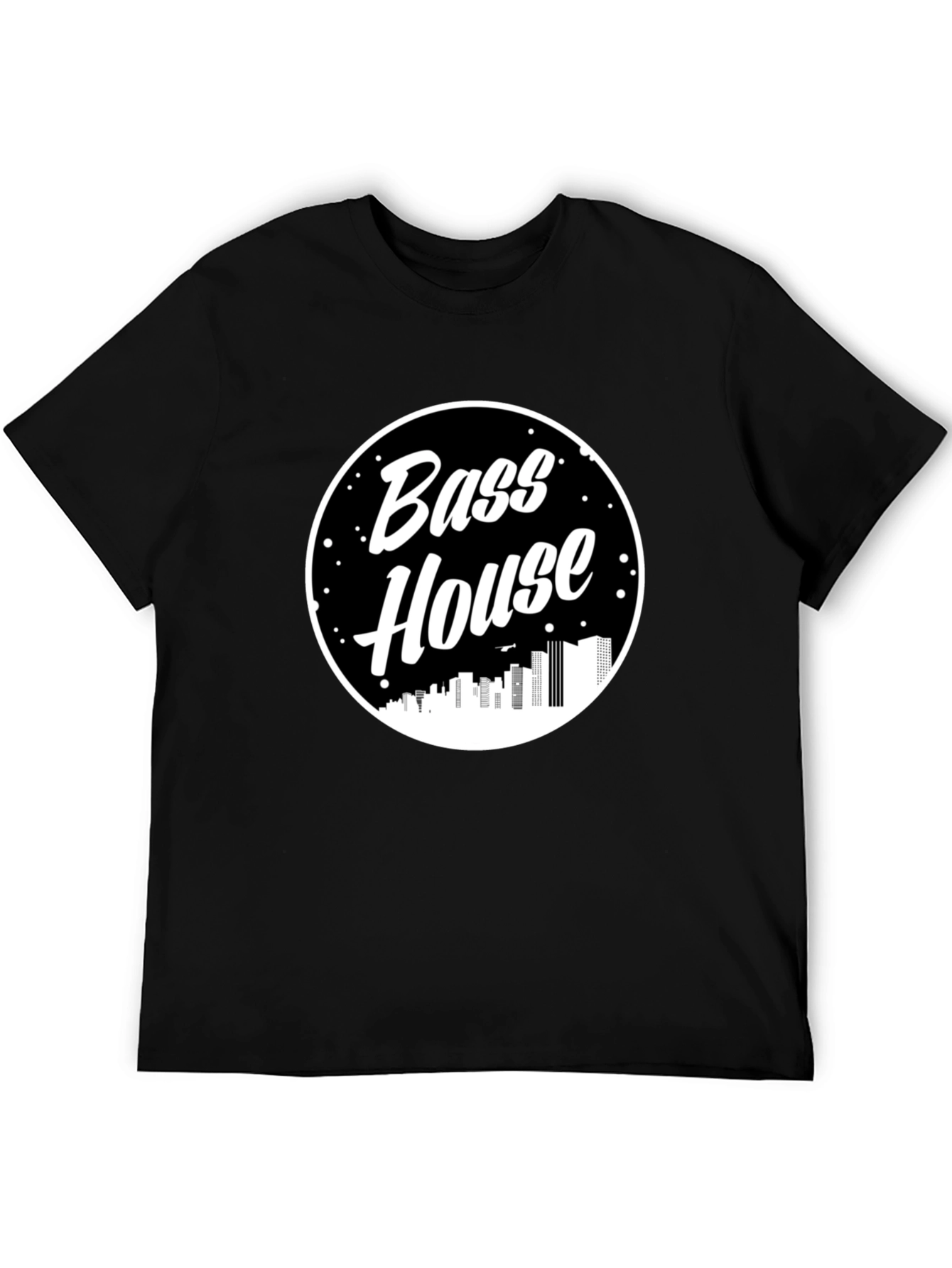 Bass House Black T-Shirt - EDM Music Rave Apparel