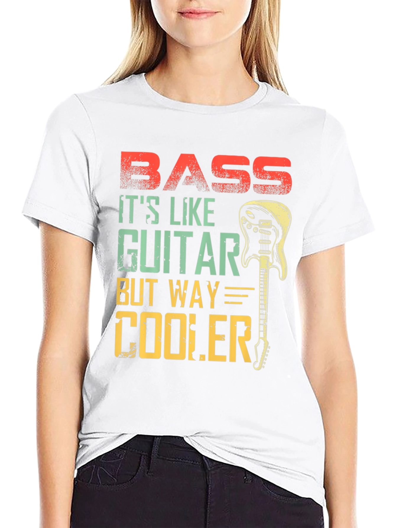 Bass Guitar T-Shirt - Cooler Than Guitar