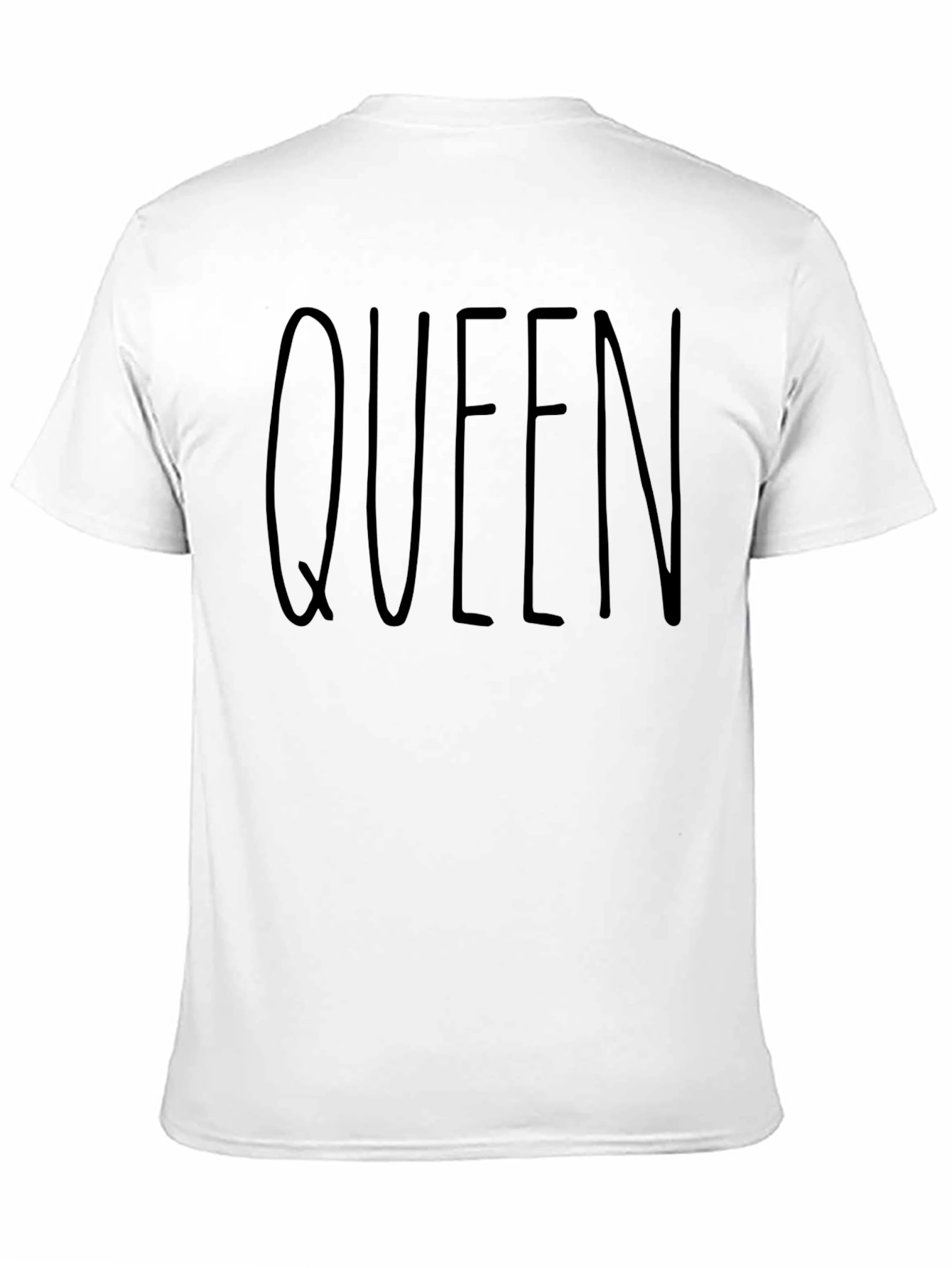 Queen Graphic Tee - Black Casual T-Shirt