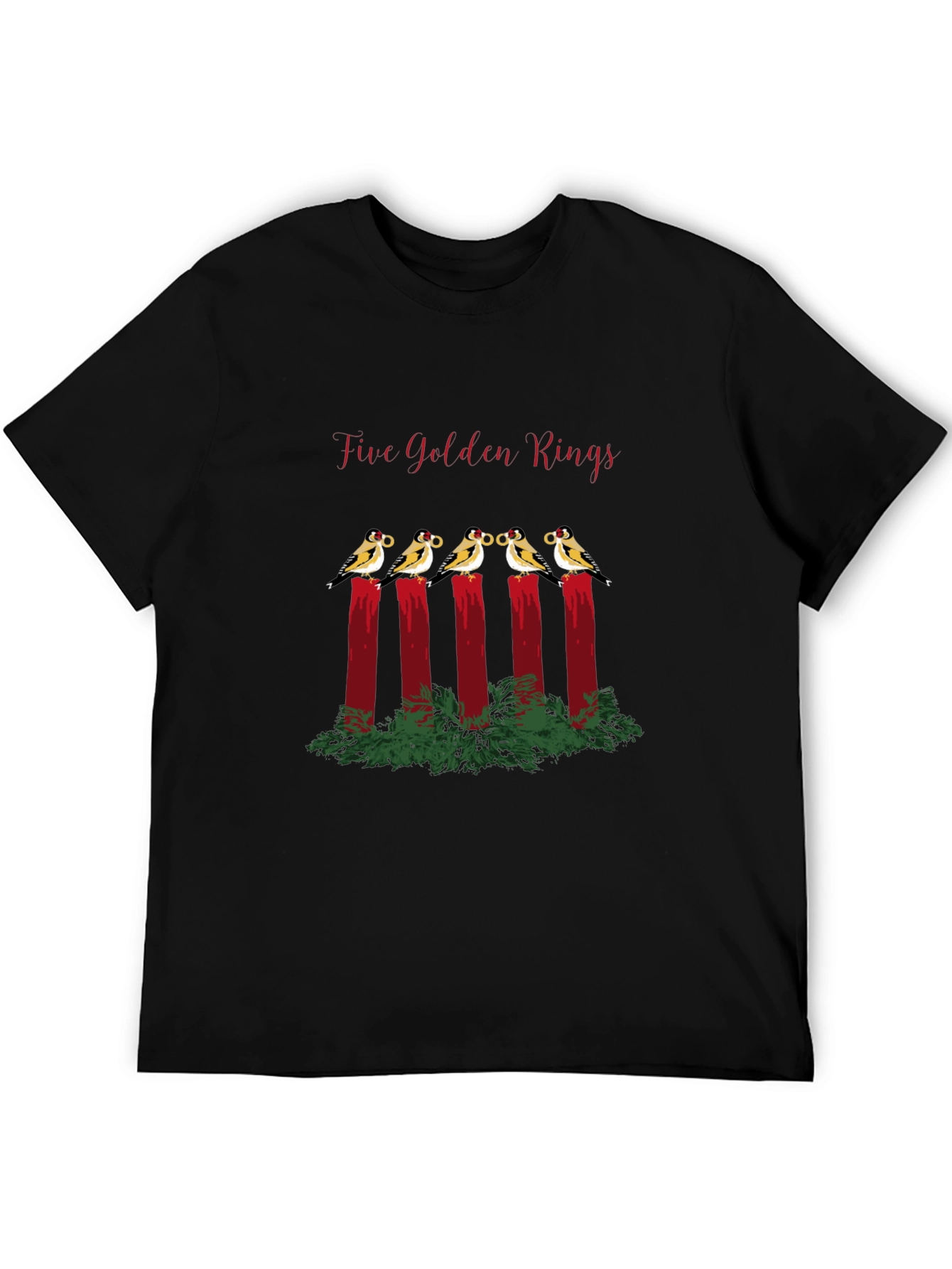 Five Golden Rings T-Shirt - Holiday Cheer!