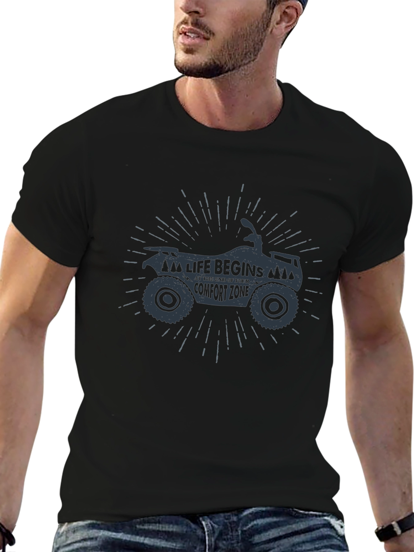 Life Begins T-Shirt - Comfort Zone ATV Design