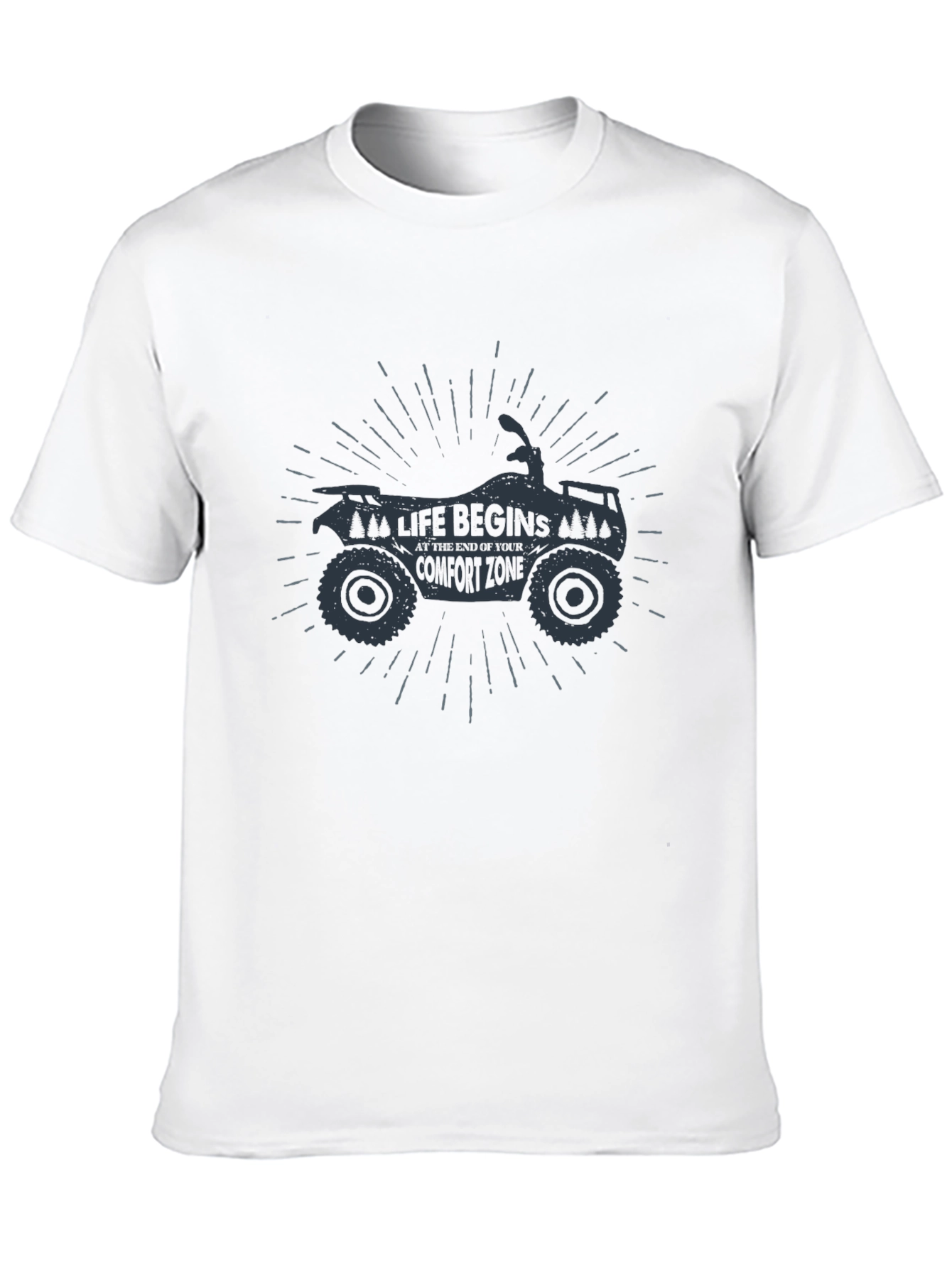 Life Begins T-Shirt - Comfort Zone ATV Design