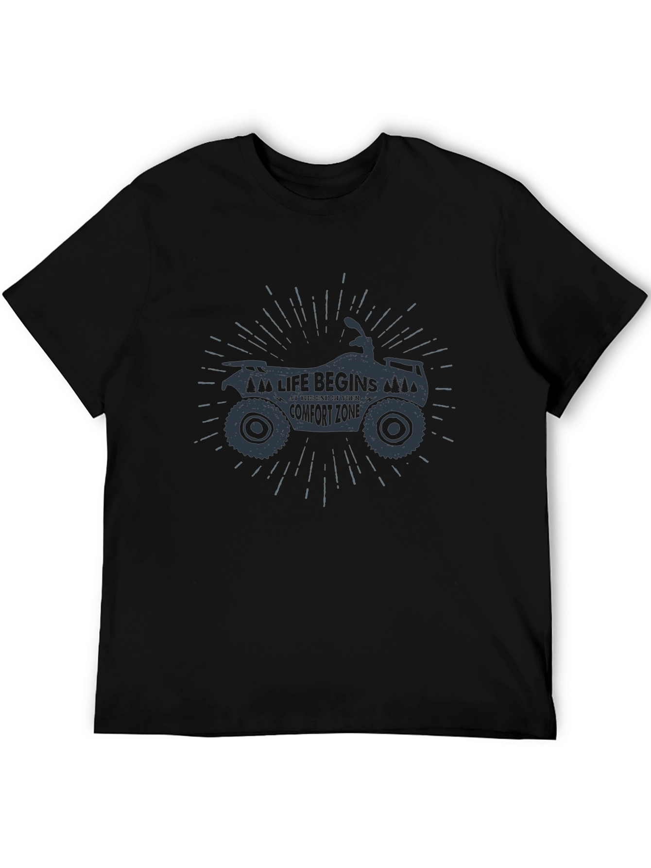 Life Begins T-Shirt - Comfort Zone ATV Design