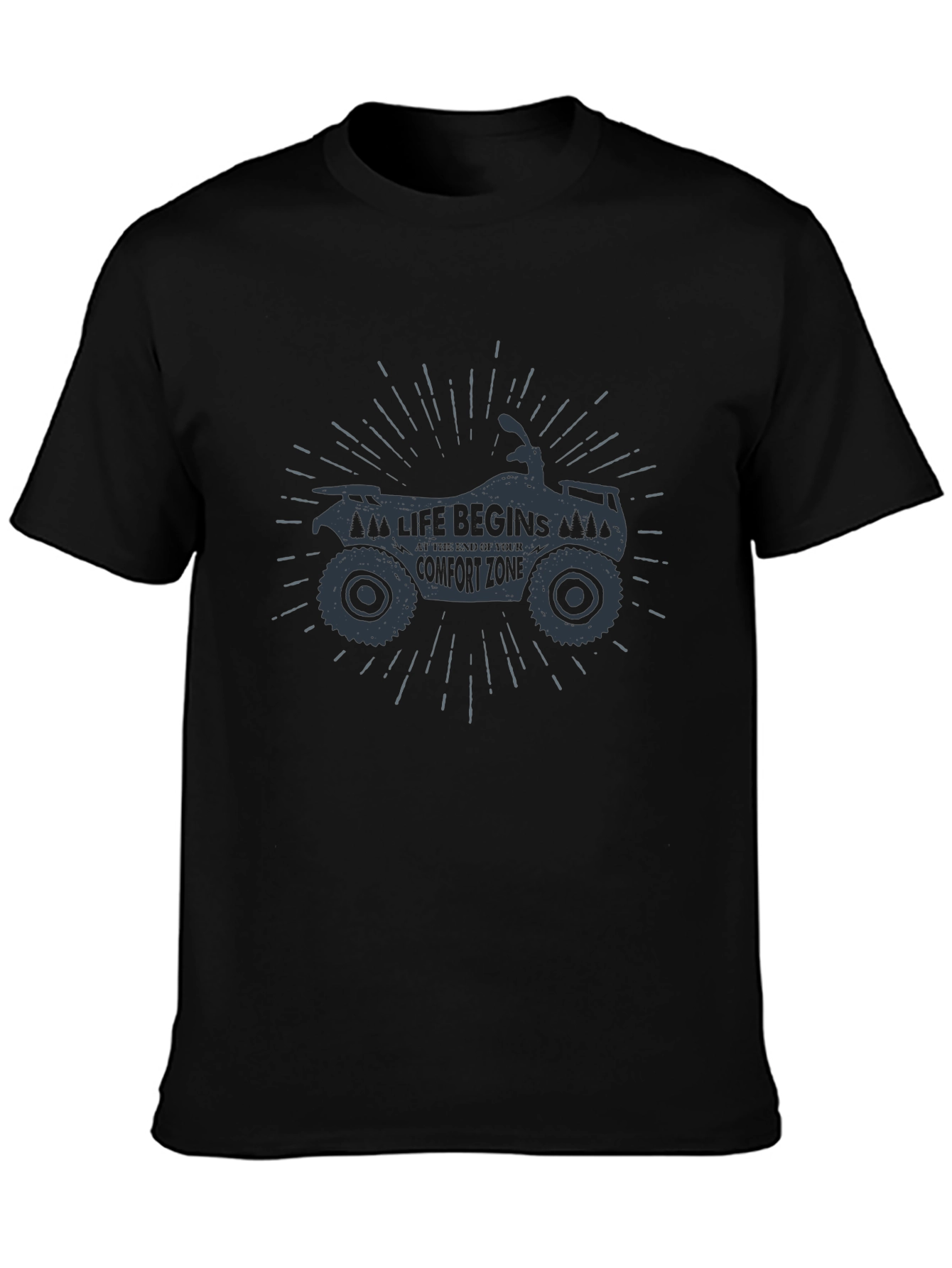Life Begins T-Shirt - Comfort Zone ATV Design