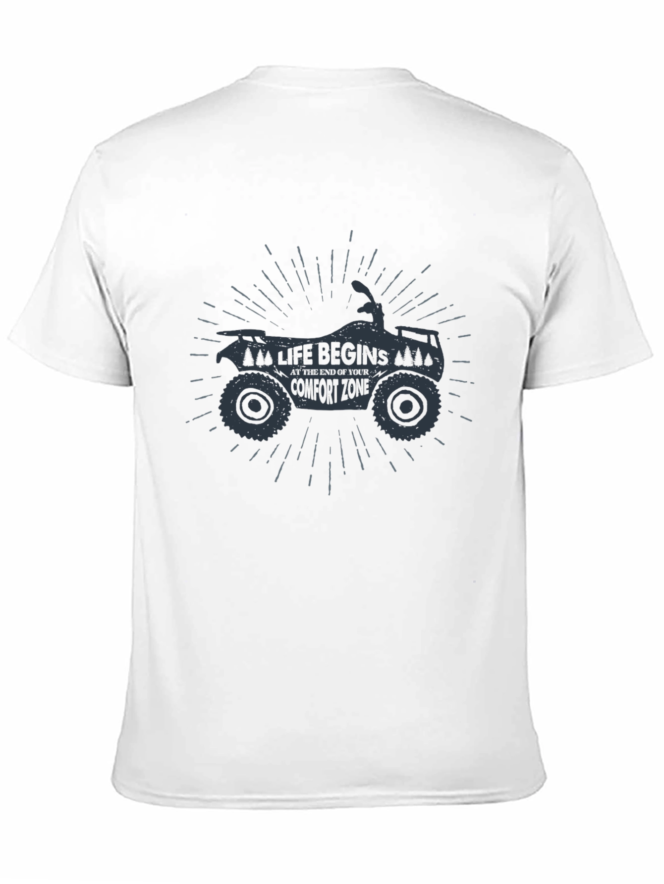 Life Begins T-Shirt - Comfort Zone ATV Design