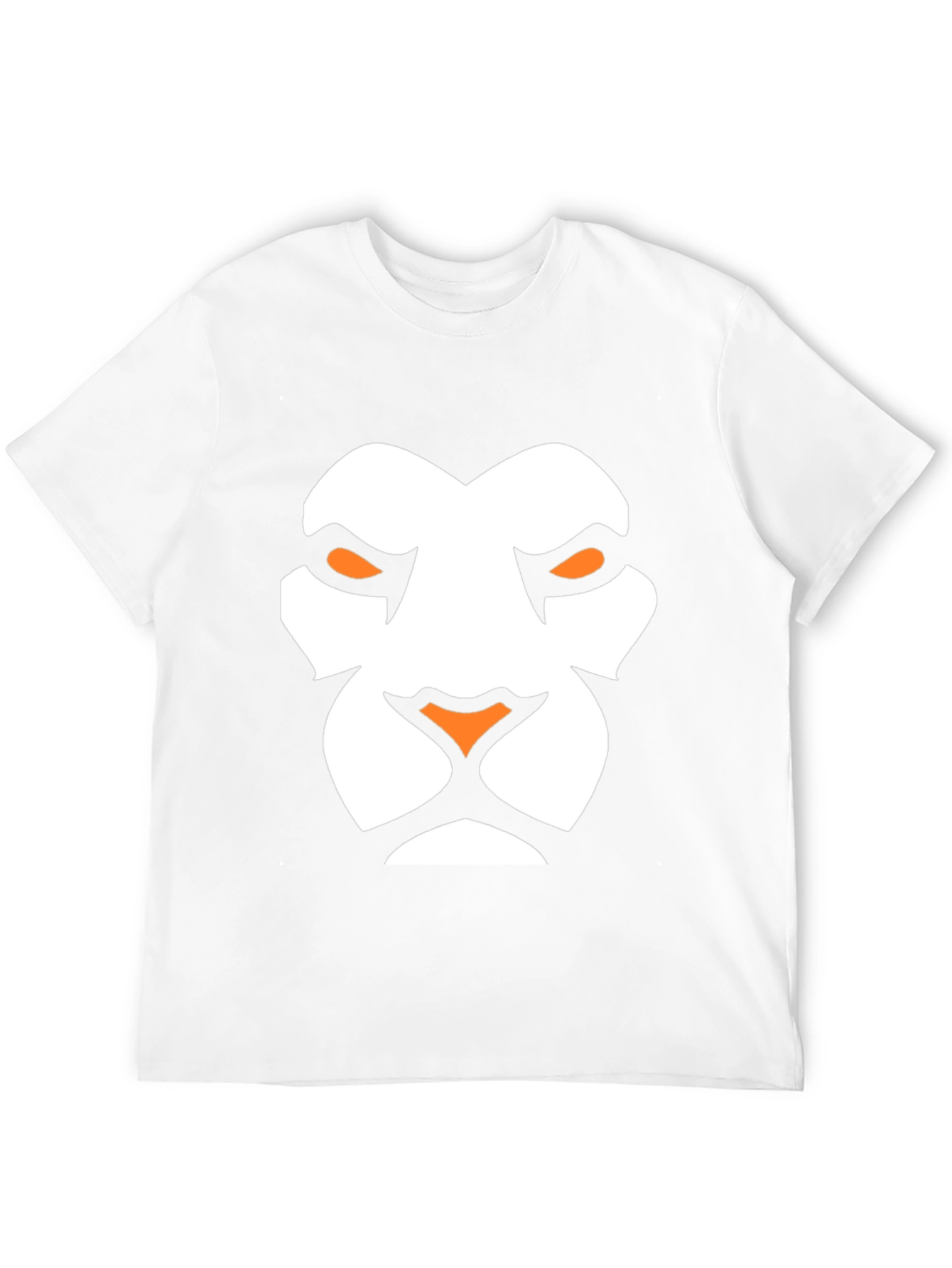 Lion Face Graphic Tee - Black