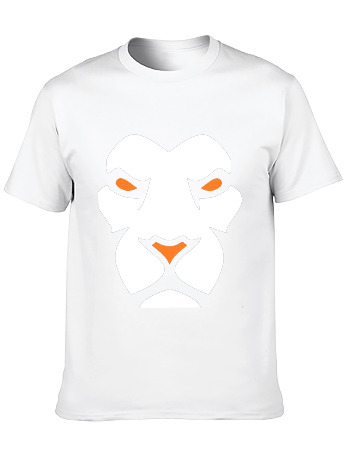 Lion Face Graphic Tee - Black
