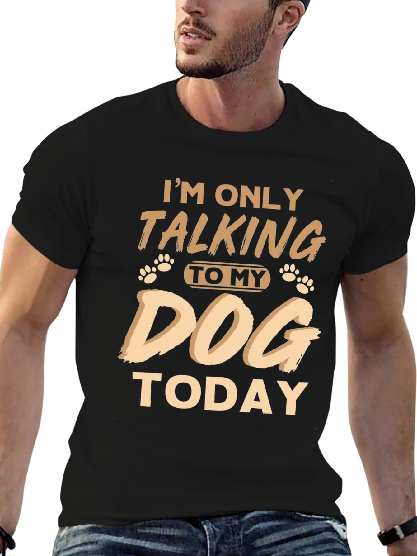 Im Only Talking To My Dog Today Funny T-Shirt