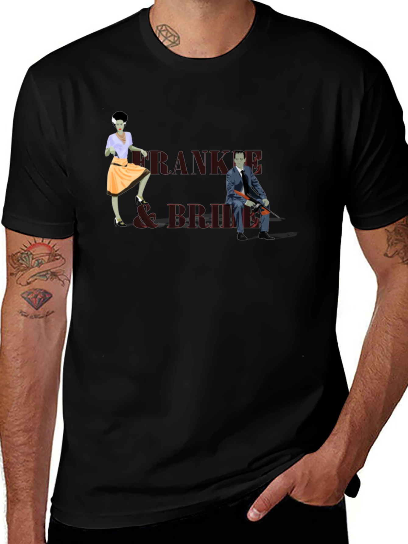 Frankie and Bride Graphic T-Shirt
