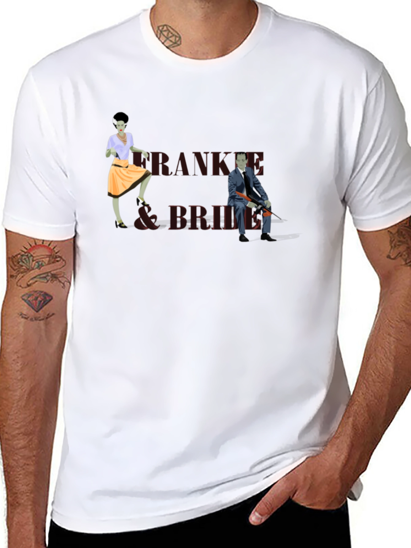 Frankie and Bride Graphic T-Shirt