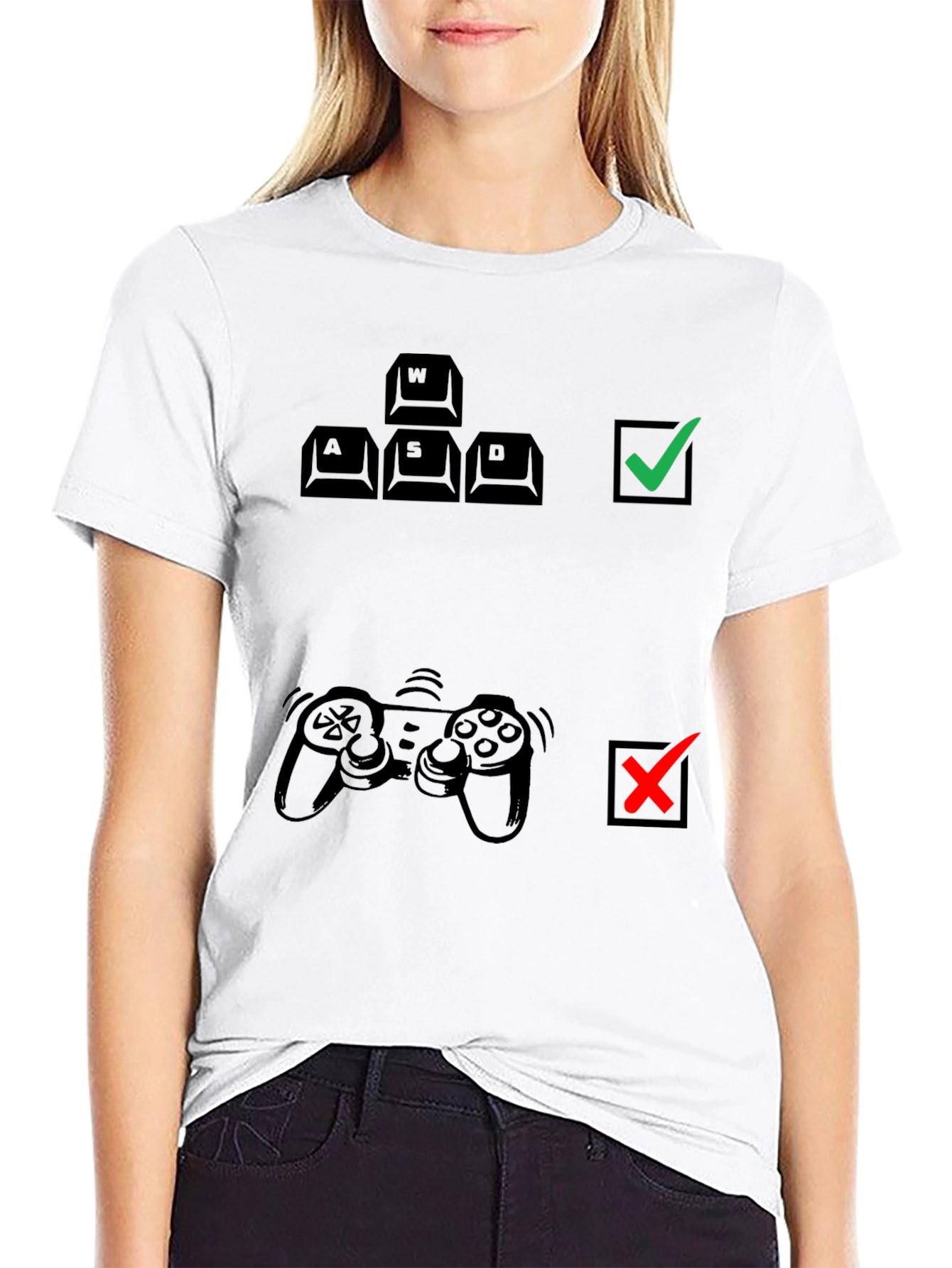 Gamer Choice T-Shirt - Keyboard VS Controller
