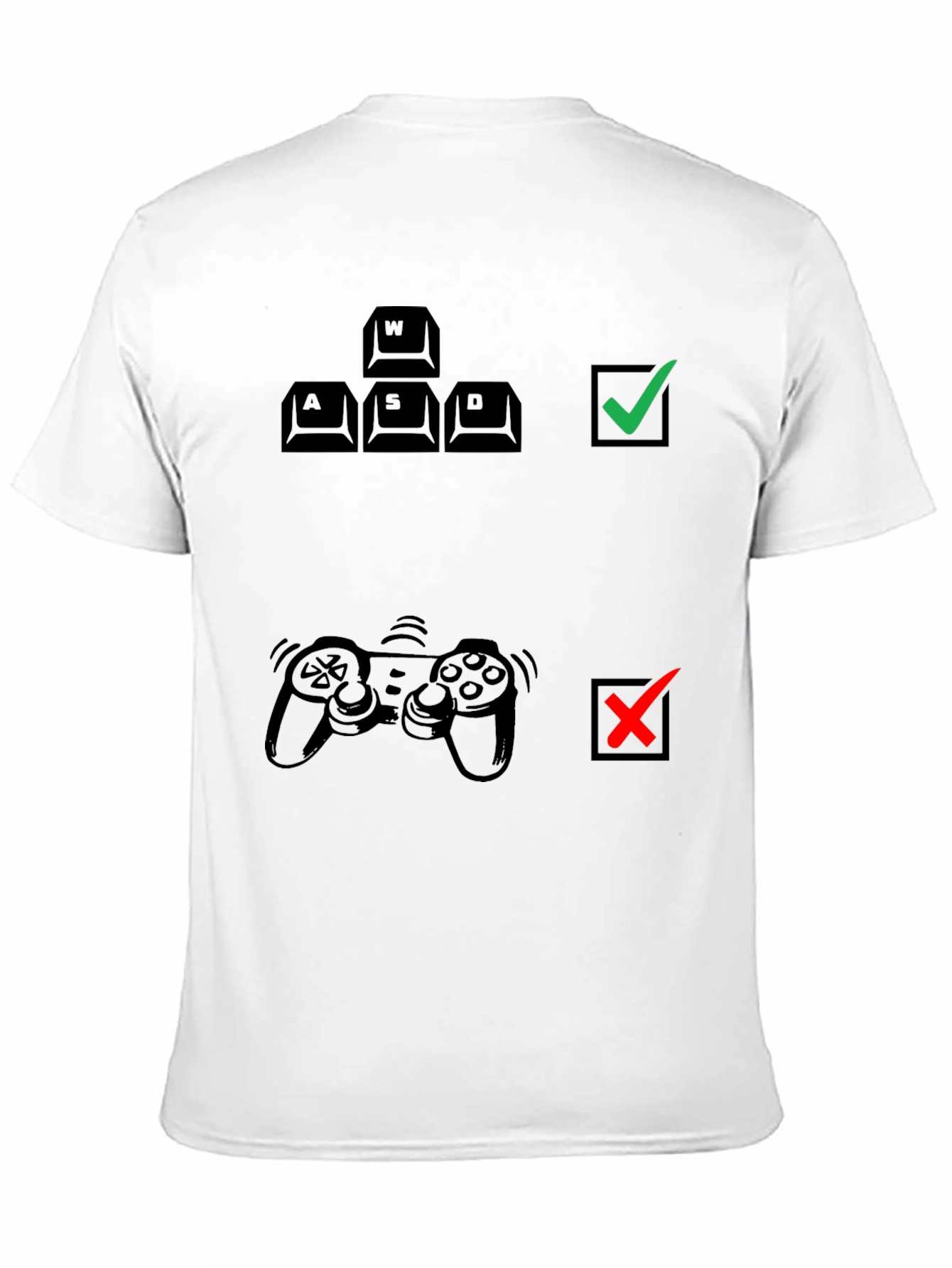 Gamer Choice T-Shirt - Keyboard VS Controller