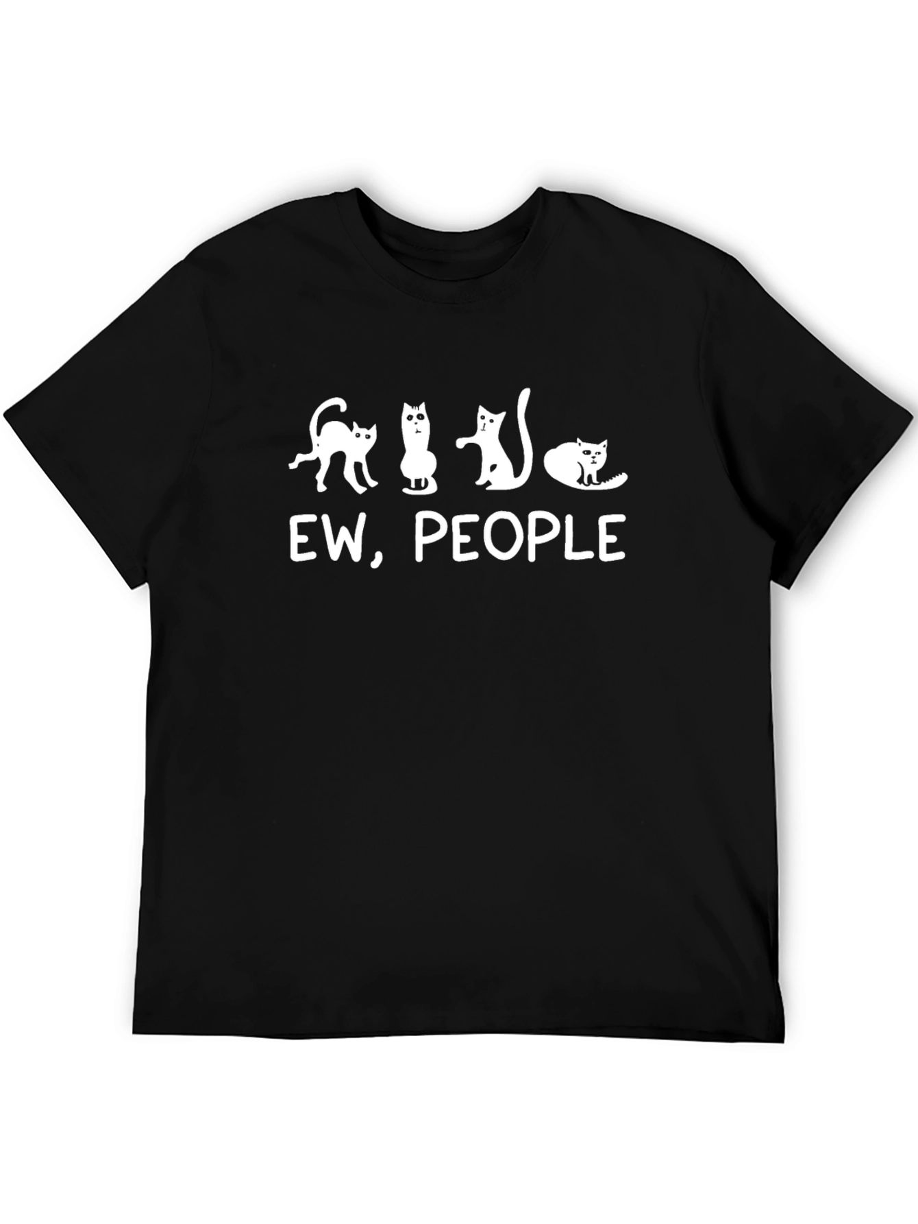 Ew People Cat Graphic T-Shirt