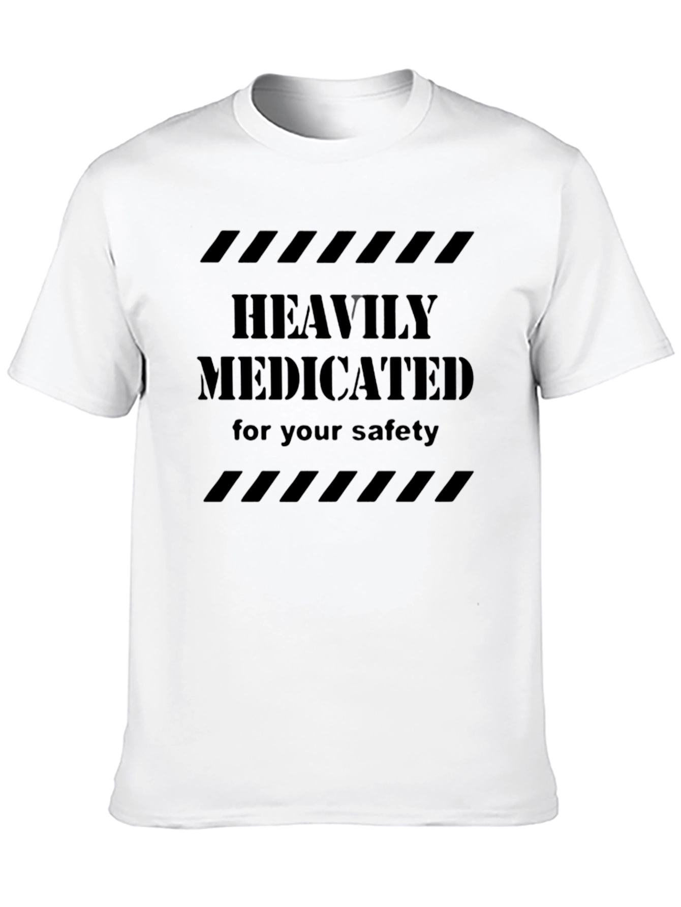 Heavily Medicated Safety T-Shirt - Black
