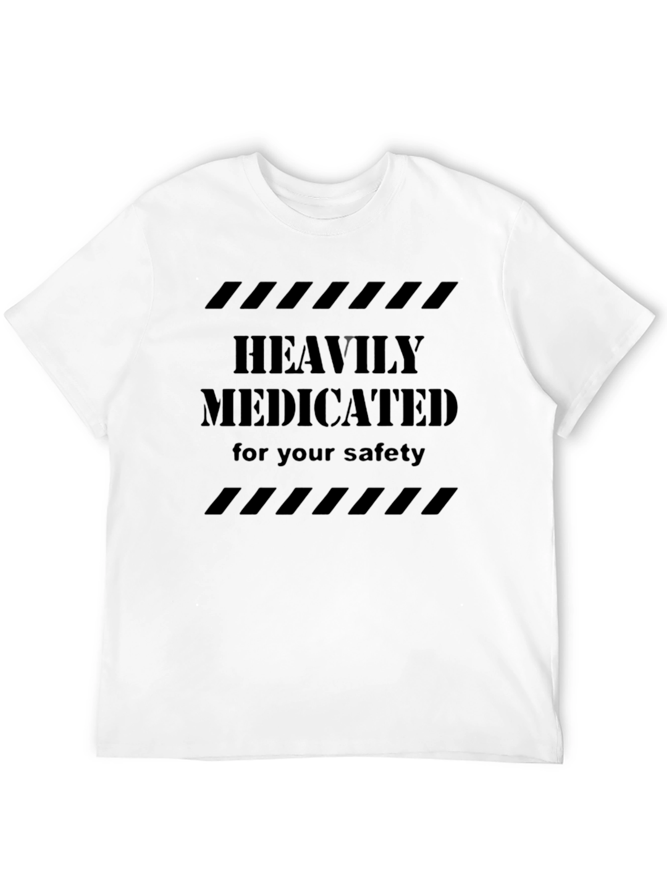Heavily Medicated Safety T-Shirt - Black