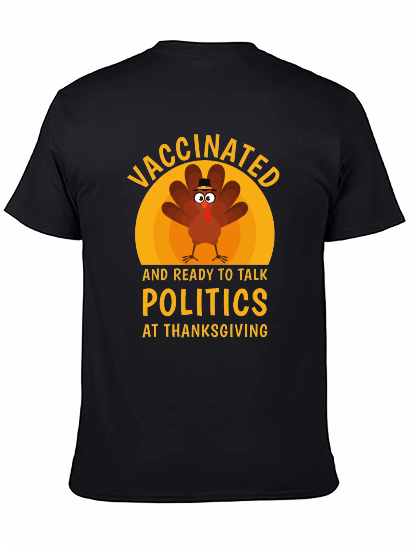 Vaccinated Turkey Thanksgiving T-Shirt